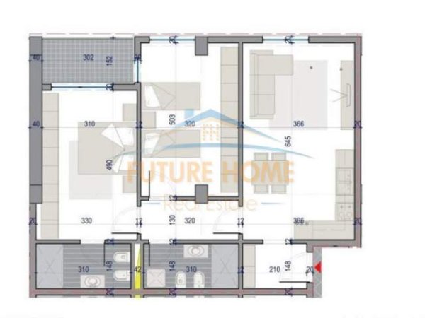 Tirane, shitet apartament 2+1+BLK Kati 9, 103 m² 118.000 Euro (Bulevardi Migjeni)