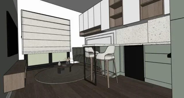 Tirane, jepet me qera apartament Kati 7, 35 m² 350 Euro (Rruga Jordan Misja  Tirana)