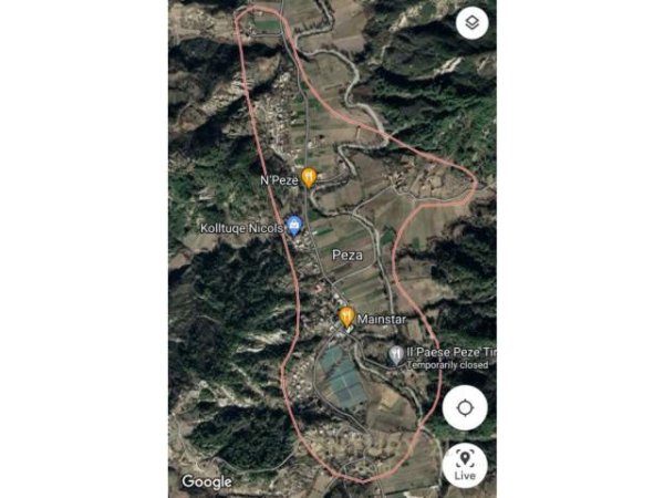 Tirane, shes toke 2.500 m² 110.000 Euro (Peze e Madhe)