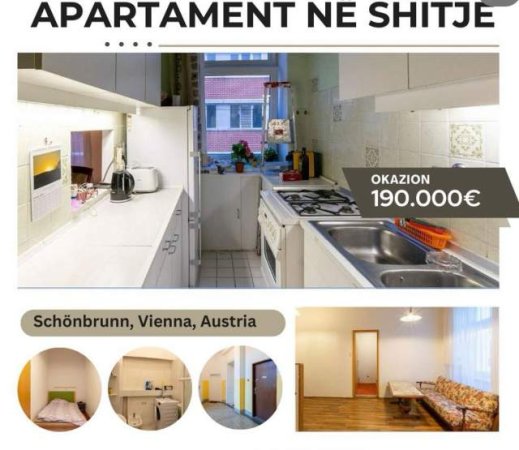 Austri, shitet apartament 1+1 50 m² 190.000 Euro ne lagjen Schonbrunn te Vjenes .