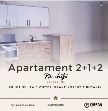 Tirane, shitet apartament 2+1 Kati 2, 106 m² 150.000 Euro prane Kopshtit Botanik