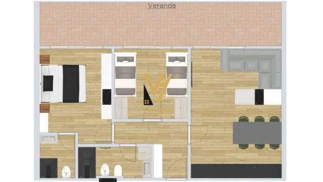 Tirane, shitet apartament 2+1 Kati 2, 109 m² 170.000 Euro (PAZARI I RI)