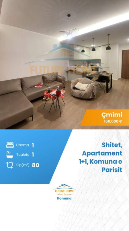 Tirane, shitet apartament 1+1 Kati 3, 7.005 m² 160.000 Euro (KOMUNA E PARISIT)