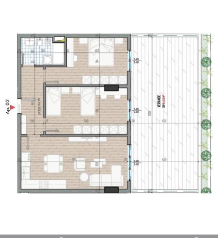 Tirane, shitet apartament 2+1+BLK Kati 4, 141 m² 86.000 Euro (QTU)