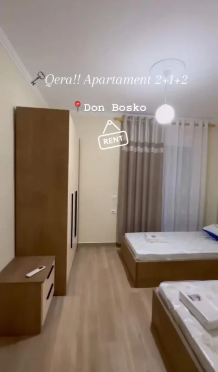 Tirane, jepet me qera apartament 2+1 Kati 7, 650 Euro
