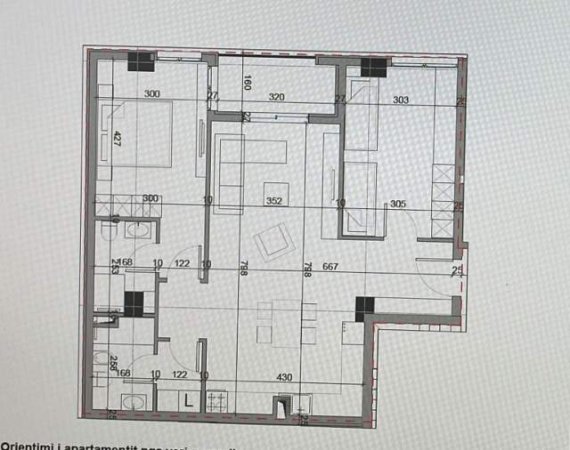 Tirane, shitet apartament 2+1 Kati 6, 112 m² 225.600 Euro (Rruga Jordan Misja)
