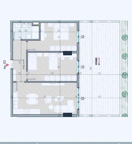 Tirane, shitet apartament 2+1 Kati 3, 141 m² 86.000 Euro