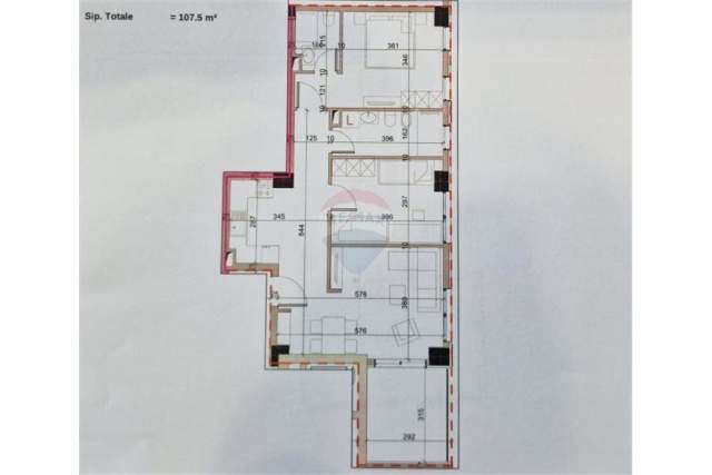 Tirane, shitet apartament 2+1+A+BLK Kati 4, 107 m² 193.500 Euro