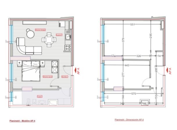 Tirane, shitet apartament 1+1 Kati 7, 61 m² 1.350 Euro/m2 (Rruga Jordan Misja)