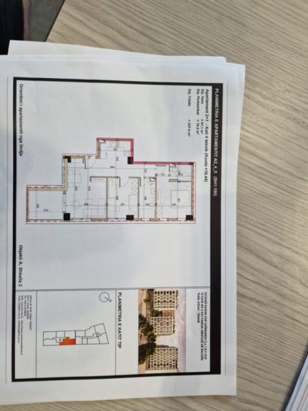 Tirane, shitet apartament 2+1 Kati 3, 101 m² 202.000 Euro