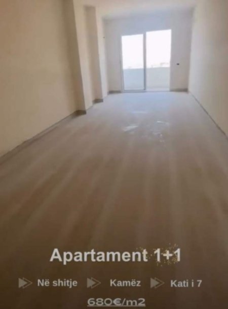 Tirane, shitet apartament 1+1 Kati 7, 70 m² 680 Euro/m2 ne Kamez