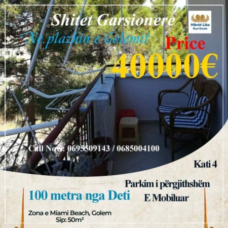Golem, shes apartament Kati 4, 50 m² 40.000 Euro (Golem)