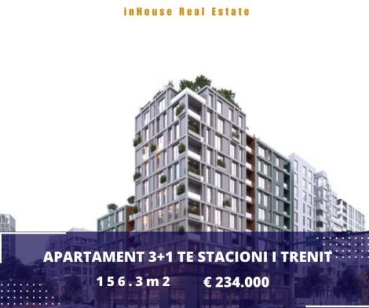 Tirane, shitet apartament 3+1 Kati 1, 156 m² 234.000 Euro (Stacioni i Trenit)