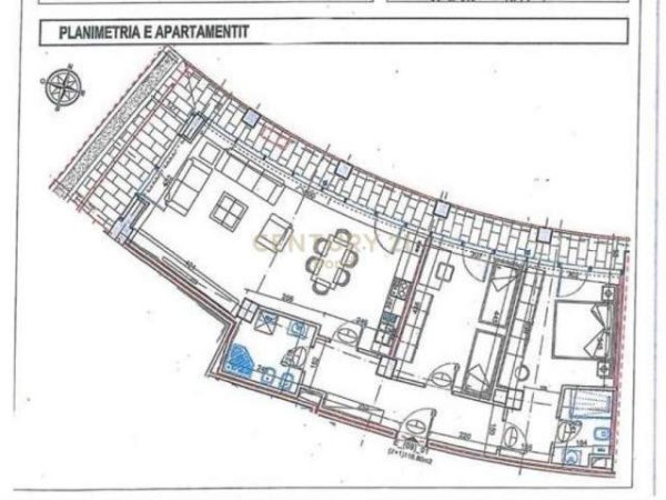 Tirane, shes apartament 2+1+2+VERANDE 139 m² 290.000 Euro (Rruga Kristo Luarasi, Liqeni i Tiranës)