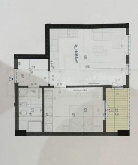 Tirane, shitet apartament 3+1 Kati 7, 124 m² 800 Euro (Rruga Teuta)