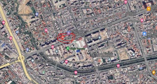 Tirane, shes garazh Kati -1, 40 m² 50.000 Euro (Pallati Globe perballe Delijorgjit)
