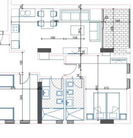 Vlore, shitet apartament 2+1 Kati 5, 106 m² 1.000 Euro (Rruga Adem Jashari)