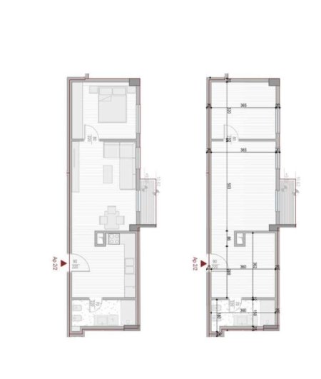 Tirane, shes apartament Kati 2, 69 m² 1.800 Euro/m2 (Rruga Riza Cerova)