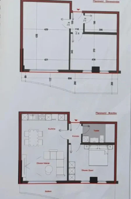Shengjin, shitet apartament 1+1 Kati 3, 85 m² 1.100 Euro/m2 (Rruga Lezhe-Shengjin)