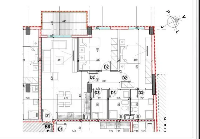 Tirane, shitet apartament 2+1 Kati 3, 127 m² 1.150 Euro/m2 (Rruga Dritan Hoxha)