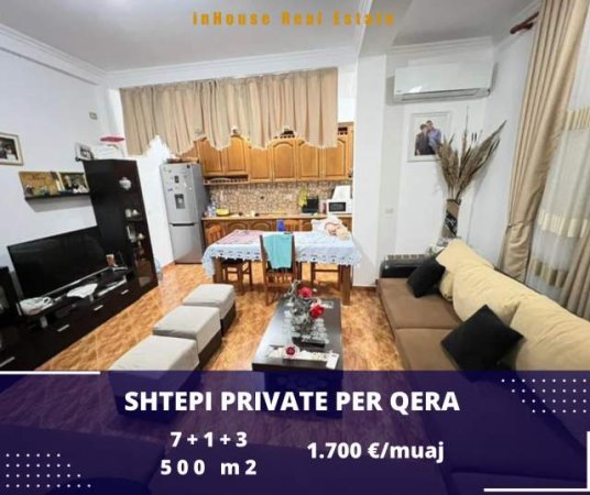 Tirane, jepet me qera shtepi 2 Katshe Kati 2, 500 m² 1.700 Euro (Ali Dem)
