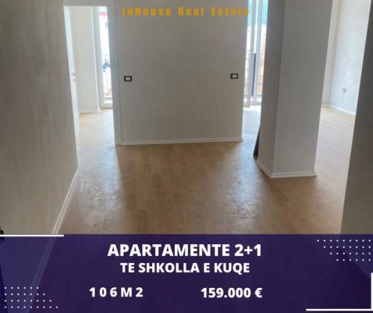 Tirane, shitet apartament 2+1 Kati 5, 106 m² 159.000 Euro (Rruga Tefta Tashko Koco)
