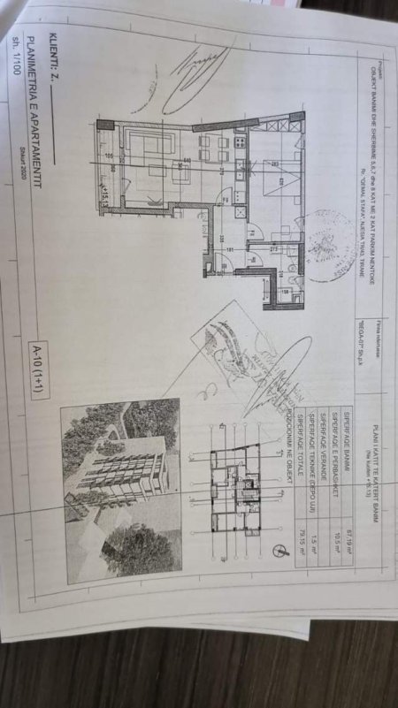 Tirane, shitet apartament Kati 4, 79 m² 150.000 Euro