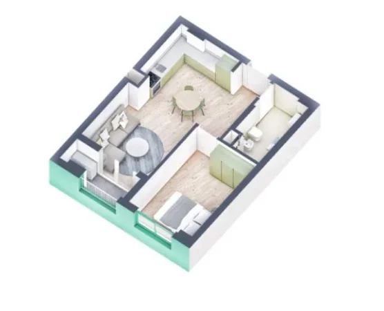 Tirane, shes apartament 1+1+BLK Kati 1, 65 m² 78.000 Euro (Rruga Pasho Hysa)