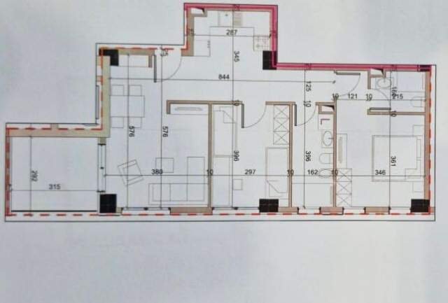 Tirane, shitet apartament 2+1 Kati 4, 107 m² 214.000 Euro (RRUGA PETRELA)