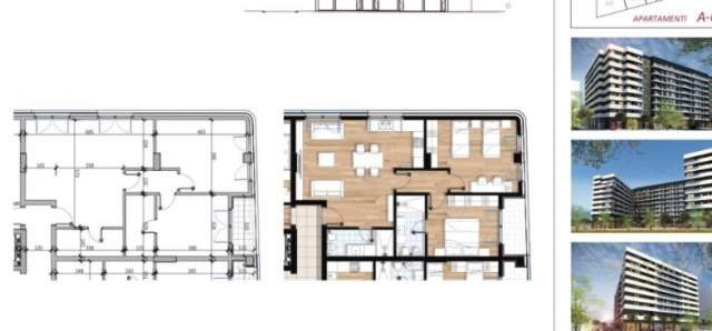 Tirane, shitet apartament 2+1+BLK Kati 6, 102 m² 1.250 Euro/m2 (Rruga Don Bosko)