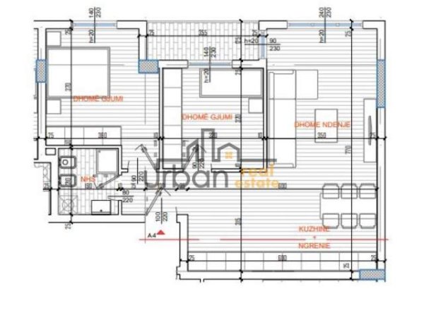 Tirane, shes apartament 2+1 Kati 7, 89 m² 146.300 Euro (Rruga Babë Rexha)