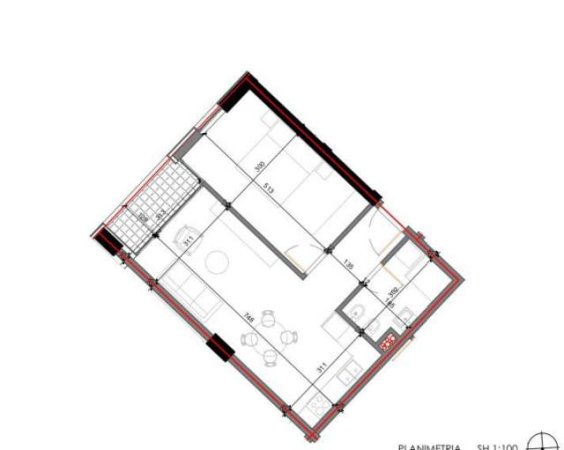 Tirane, shitet apartamente 1+1 Kati 3, 990 Euro/m2 (UNAZA E MADHE)