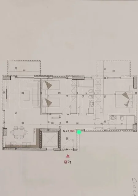 Tirane, shitet apartament 3+1 Kati 5, 120 m² 97.000 Euro (GJIMNAZI IBRAHIM RRUGOVA)