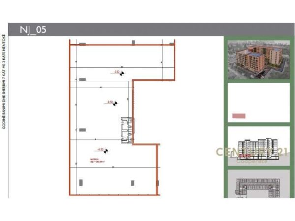 Tirane, shes ambjent biznesi 298 m² 745.000 Euro (Rruga Lidhja e Prizrenit, Paskuqan)