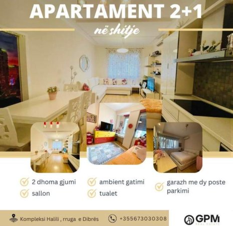 Tirane, shitet apartament 2+1 78 m² 170.000 Euro prane Viles Gold