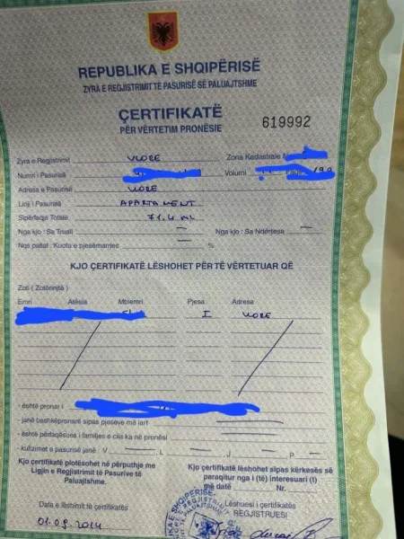 Vlore, shes apartament 1.500 Euro/m2