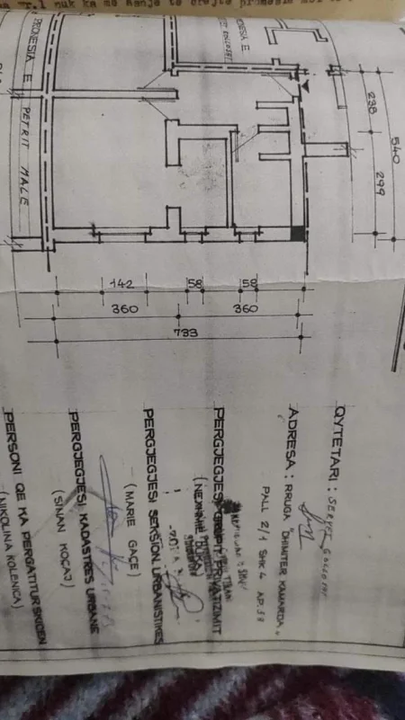Tirane, shitet apartament 1+1 Kati 5, 56 m² 72.000 Euro (DHIMITER KAMARDA)
