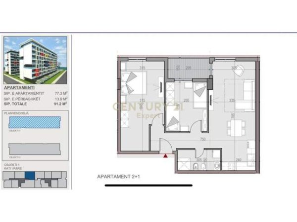 Tirane, shesim apartamente te UNIVERS CITY te QTU me cmim 700 Euro/m2