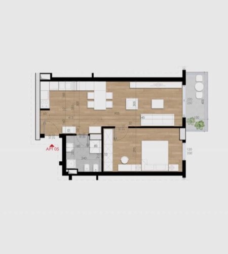 Tirane, shes apartament 1+1+BLK Kati 7, 74 m² 96.200 Euro (turdiu)