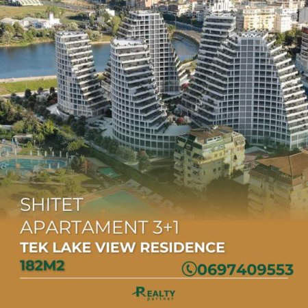 Tirane, shitet apartament 3+1+BLK Kati 2, 182 m² 430.000 Euro (Liqeni Artificial)