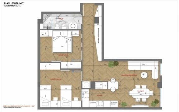 Tirane, shitet apartament 2+1 Kati 1, 83 m² 650.000 Euro (Rruga Ramazan Gaxherri)