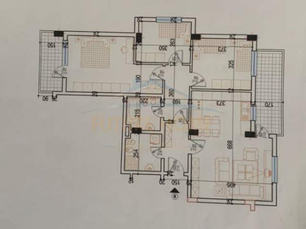 Tirane, shitet apartament 3+1 Kati 3, 129 m² 200.000 Euro (SELITE)