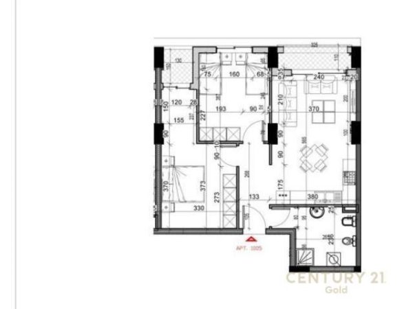 Tirane, shes apartament 2+1+BLK Kati 10, 89 m² 123.000 Euro (rezidenca Mirabella)