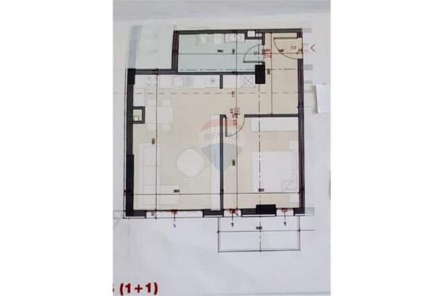 Tirane, shitet apartament 1+1+BLK Kati 8, 69 m² 80.000 Euro (Fusha e Aviacionit)