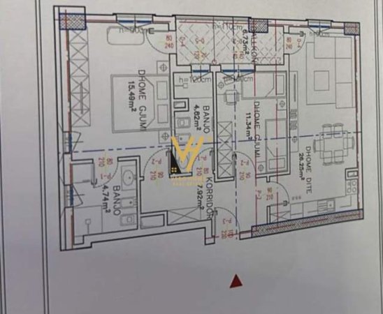 Tirane, shitet apartament 2+1 Kati 3, 91 m² 145.000 Euro (RRUGA NDRE MJEDA)