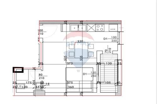 Tirane, shitet apartament 1+1 Kati 7, 45 m² 64.500 Euro (Rruga 5 Maj)