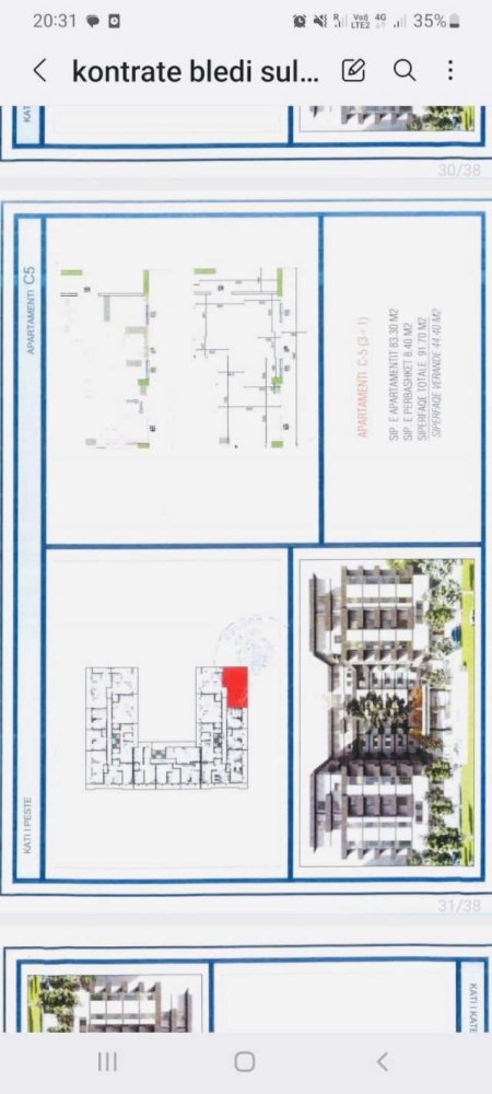 Tirane, shitet apartament Kati 5, 63 m² 900 Euro/m2