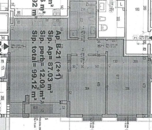 Tirane, shitet apartament 2+1+BLK Kati 4, 99 m² 114.000 Euro