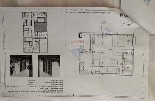 Tirane, shitet apartament Kati 6, 69 m² 94.000