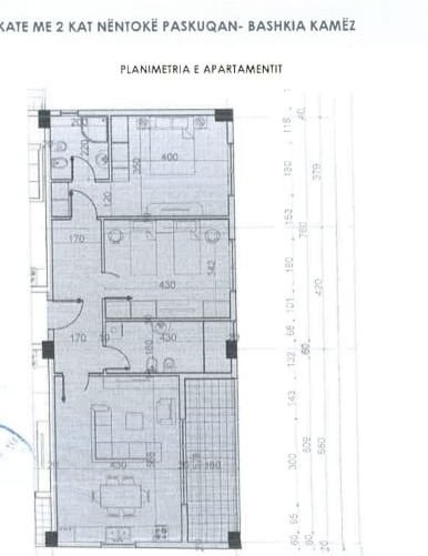 Tirane, shitet apartament 2+1 Kati 8, 117 m² 1.100 Euro/m2 (Paskuqan)